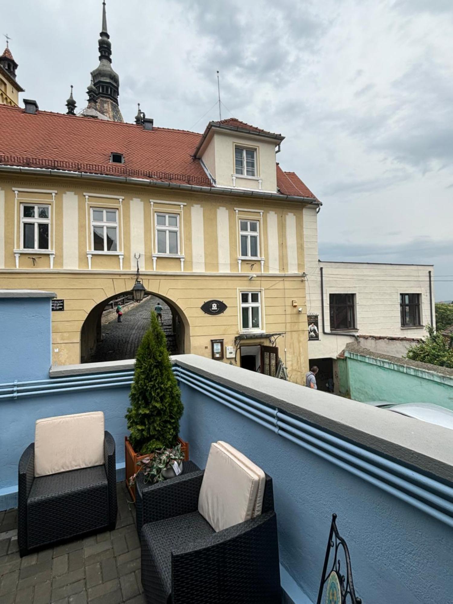 Ferienwohnung Blue House Citadel Elite Sighişoara Exterior foto