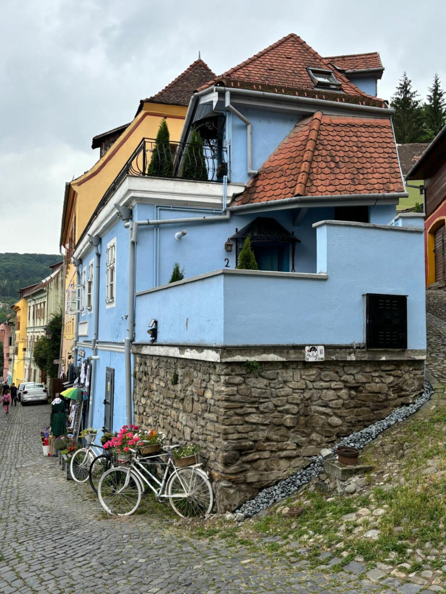 Ferienwohnung Blue House Citadel Elite Sighişoara Exterior foto