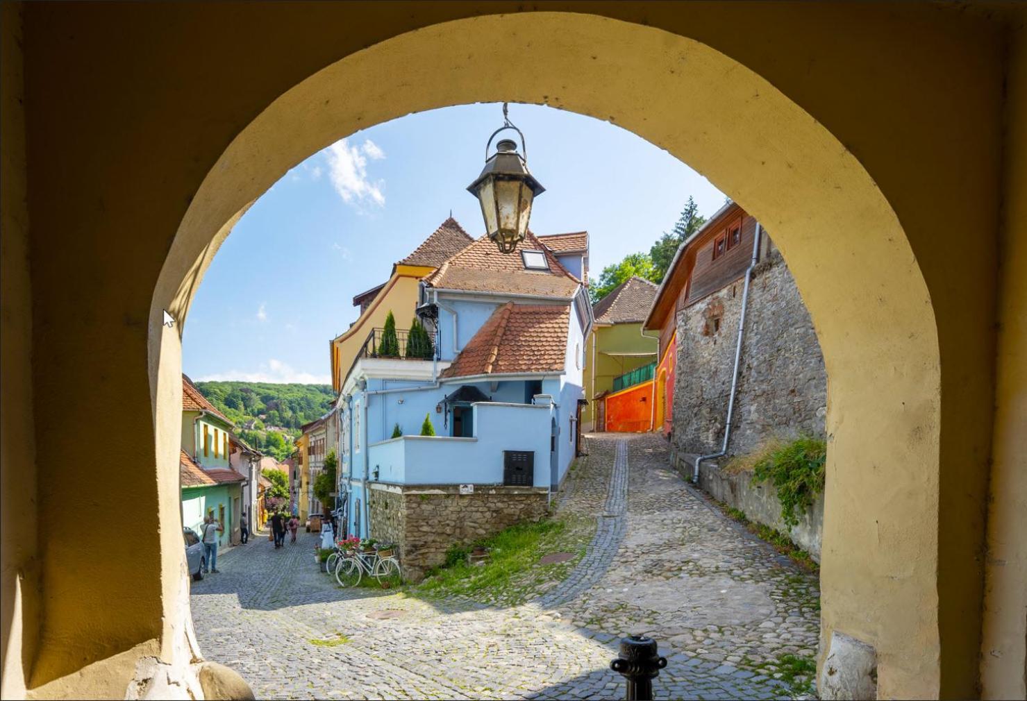 Ferienwohnung Blue House Citadel Elite Sighişoara Exterior foto